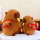 Beishangxing Kapibala Doll Capybara Doll Birthday Gift for Women Plush Toys Rag Doll Men Backpack Fries 33cm