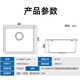 
Kohler 304 stainless steel sink top-bench and bottom-bench kitchen basin kitchen hand washing basin small single tank 3884T Kohler 3884T single tank kitchen basin 3884T-C-NA
