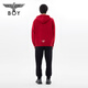BOY LONDON冬男女同款毛衣圣诞新年红弹力套头针织衫N60018 红色 XS