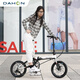 大行（DAHON）K3plus16吋超轻9变速碟刹折叠自行车成人男女单车KAA693 黑红【内折版】 16英寸