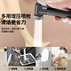 
Jiumu full copper shower shower set for household bathroom supercharger gun ash bathroom bathroom bath bath constant temperature shower gun grey with spray gun + four-speed shower + giant curtain top spray