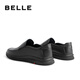 Belle BELLE cow leather men's business casual leather shoes 18029AM1 black 3 42