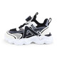 
Children's shoes for boys and girls' shoes for summer breathable mesh medium-sized children's boys running shoes non-slip sports shoes black and white (summer mesh) 683 34 inner length 22cm