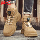 Huili official Martin boots men's shoes for spring new high-top outdoor workwear hiking shoes men's work shoes