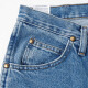 Versión estadounidense de Wrangler de los jeans sueltos para hombres versátiles pantalones rectos de vidrio 1047MWZSW Spot Blue Spot 33 WL30