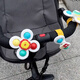 Woug Baby Stroller Costeo de juguete FIJO Moldista de viento Copa de succión Camiseta de bebé