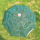 Umbrella net, fishing net, fish umbrella cage, automatic folding fish net, moving kite, fishing net, hand-thrown net cover, shrimp cage, 6 imported thickened frames (packaging bag included)