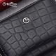 Jinlilai Tarjeta Bag Men's Genuine Leather Sheepskerssksskskersksking Card Multi-Function Tarjeta de ranura ID contra el cepillado y desmagnetización de la tarjeta integrada Negro Negro
