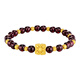 BOC Billion Gold Garnet Four-leaf Clover Gold Bracelet Women's Foot Gold Transfer Bead Bracelet Birthday Valentine's Day Gift for Girlfriend and Wife Garnet Bracelet Gold Weight Approximately 3g
