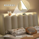 Vinson Shanpin estilo cremoso de piano brillante llave de empaquetamiento suave Camilla para niños Camilla de princesa cama de niño 1 metro 5 empaquetado suave cama doble cama + 2 cm pino cama de cama de madera + 1 gabinete + colchón de bolsa independiente 1350 mm*2000 mm Almacenamiento