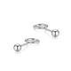 Jamie PT950 platinum earrings for ear care-Yuanzhu Doudou pt950 platinum earrings-a pair of about 1-1.2 grams