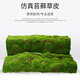 Elegant artificial moss decoration landscaping artificial turf window display moss micro landscape fake green plant bonsai coconut palm silk yellow green immortal moss about 1m*1m