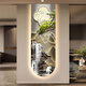 
Raft core perpetual calendar electronic display screen welcomes pine living room 2024 wall clock digital display intelligent clock entrance decoration 15122 (Shanshui Fulu-B) 50*150cm regular painting without lamp model [digital display + power bank model]