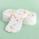 Couleurs de maternité coréenne couches de coton pur couches nouveau-nés bébé moutarde graine méso tissu bébé gauze couche de poche ring