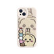 XMSJ Jiyikawa iPhone16Promax Paar Mobile Hülle USAqi Apple 13 Cartoon süßes Silikon 15p Sand Pink Jiyi-MH4882 Apple 11