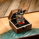 Zippo [schwarzer Wukong] Schatz helleres echtes leuchtendes schwarzes Mythos Wukong Luminous Fighting Battle Buddha High-End-Geschenk Black Wukong Kupfer (DY9902TJ) All-Code