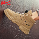 Huili official Martin boots men's shoes for spring new high-top outdoor workwear hiking shoes men's work shoes