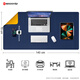 Yishiku (Exco) 1,4 m blau und gelb doppelseitig wasserdichte Ledermauspads-Lernkissen Computer-Büro-Schreibtisch Pad Super großes Gaming-Tastatur-Taste Leder-Leder-Computer Schreibtisch Stoff 9789