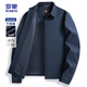 ROMON lapel jacket men's autumn middle-aged and elderly cadre jacket business casual dad jacket JK001