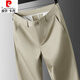 Pier-cardan pantalon LAISER BUSINESS PANTAL MENS CASSORATIQUE MENTLEMAN Gentleman léger luxe mince confortable Pantalon à patte droite respirant noir [5009b-g] Modèle mince 35 [taille 2 pieds 75]