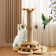 Jingdong Express Cat Climbing Frame Cat Scratching Post Wear-Resistant Cat Toy Self-Happiness and Boredom Relief All-in-One Cat Nest Exclusive for Kittens Cat Scratching Post 40CM Four-in-One