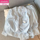 Modal 2025 Neue Wolkenbaumwolle langärmelige Pyjamas für Frauen im Frühling und Herbst süße süße Cartoonhose dünne Home-Kleidung Set Sommer 6625 Beeren-Double Long Cloud Cotton M.