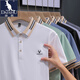 Känguru (Daishu) Sommer-Dünn-Männer-Polo-Hemd Kurzärärmelte T-Shirt Ice Seide Perlenboden Baumwoll-Revers Halbärmelte T-Shirt Top Clothes Dad Q683 Dunkelblau 3xl empfohlen 160-175 Jin [Jin gleich 0,5 kg]