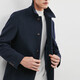 Seven Wolf Woolen Coat Men's Coat Fall and Winter Fashion Casual Lapels Clean Color Woolen Soft Warm Comfort Men's Clothing