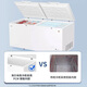 海尔（Haier）【PCM内胆】卧式冰柜600升以上大容量超低温冷藏冷冻一键切换冷柜深冷速冻海鲜茶叶雪柜 【白色 829L 】829HEZ丨-38度 丨电子温控