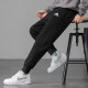阿迪达斯（adidas）针织男裤 25夏季新款运动裤跑步训练卫裤棉质舒适透气休闲长裤子 GK9226/黑/单层束脚/主推款 S 175/76(建议体重110-130斤)