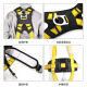 
Golm safety belt wind power electrician high altitude work outdoor anti-fall five-point rope set 897 F-1 single small hook 1.8 meters