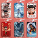 
Lotus cake CP Nezha Ao Bing student sliding cover card meal card bus card identity card access card campus style [677] short lanyard