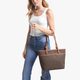 Michael Kors Mk Delancey Damen Small Crossbody Bag Naked Pink / Mulberry Red 688 ns