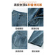 Sekong 2025 Herbst und Winter neuer Stil Dicked High Taille Draped Casual Weit-Bein-Jeans für Frauen plus Samt warme Hosen HNF 683 Retro Blue M.
