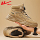 Huili official Martin boots men's shoes for spring new high-top outdoor workwear hiking shoes men's work shoes