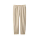 
MUJI men's twill straight pants men's long pants casual pants spring men's clothing AE0Z3C5S Beige L (175/88A)