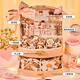 Miaobeile Children's Hair Accessories Luxury Boad Box House Toys Girls Hair Ring Coil Clip Clip Accessoires Filles Cadeau d'anniversaire