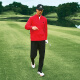 ADIDAS Golf Shoes Shoes para hombres 25 Nuevo Adizero ZG Cómoda Soporte Ligero Estable Boa Golf Zapatos para hombres Blanco/rojo/negro IH9896 40