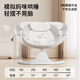 育丁堡YUDBAO电动摇床婴儿摇摇椅0-3岁宝宝哄娃神器哄睡用品新生儿见面礼摇篮 蛋壳黄【电动摇床+餐盘+万向轮】
