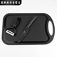 Baichao Black Steel Knife Set Kitchen Full Set Door Homeving Kitchen News Bound Двух в одном дополнительном кухонном ноже фруктовый нож с более 60 15,5 см.