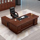 Baiyuda neuer Stil Boss Office Desk Sofa Büro großer Schreibtisch Manager President Desk Schreibtisch Stuhl Kombination Set 826# Office Desk 1,6 Meter Single Tisch