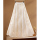 Cypress high-waisted skirt 2025 spring new women's fashion style embroidered mid-length large hem skirt
