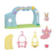 
Sylvanian families Japanese version of kindergarten swing slide, play house girl toy doll set, birthday gift for children