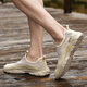 Jeep Jeep Shoes para hombres 2025 Nuevas sandalias de pan de malla transpirable Sandalias de pie al aire libre Hollow Hollow Hollow Hollow Beach Shoes A683 Collection y regalo de Men's A683 Caki 38