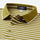 Shanshan [7A Antibacterial] Short-sleeved T-shirt for men in summer mulberry silk comfortable and smooth polo collar striped top