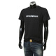 Armani/Armani Ea Herren Adler Mark Slim Elastic Pure Cotton Short Sleeve T-Shirt EM000574 AF12349 Schwarz FC113 L