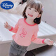 Disney (Disney) Pure Cotton Girls T-Shirt T-Shirt Langarmed Frühlings- und Herbst-Tops Neues modisches Stil Baby Girl Internet Promi Trendy Wear 829 Models Pink (garantiert reine Baumwolle) Frühlings- und Herbststil 100 Empfohlene Höhe 90cm30jin [Jin gleich 0,5 kg]