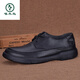 Woodpecker Fashion Classic Toe Layer Cow Hide Business Casual Men's Cuir Chaussures en cuir authentique en cuir épais