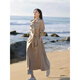 MODX Hong Kong gabardina para mujeres Mid-longitud de longitud 2024 Spring New Lapa Fashion Flowki British Style British Gabacha de alta gama S Peso 106-116