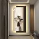 
ZOCI entrance decoration painting facing the door 2024 high-end modern light luxury entrance decoration painting simple high-end sense lights into the home T12347 60*120cm power bank remote control UV carving + crystal